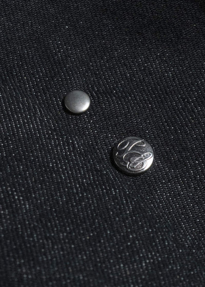 Professor.E ASYMMETRIC DENIM BLACK 26SS-PE-TRL-05