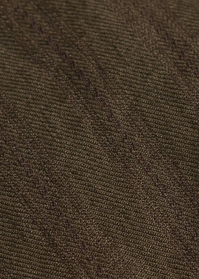 ZIGGY CHEN 0M2510509 Striped Front Pleat Trousers OLIVE X BURGUNDY