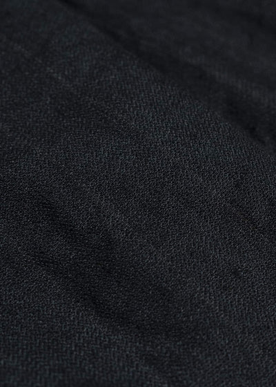 KLASICA LINDBERG Ⅱ- SL SIDE TUCKED WIDE STRAIGHT TROUSERS MID NIGHT