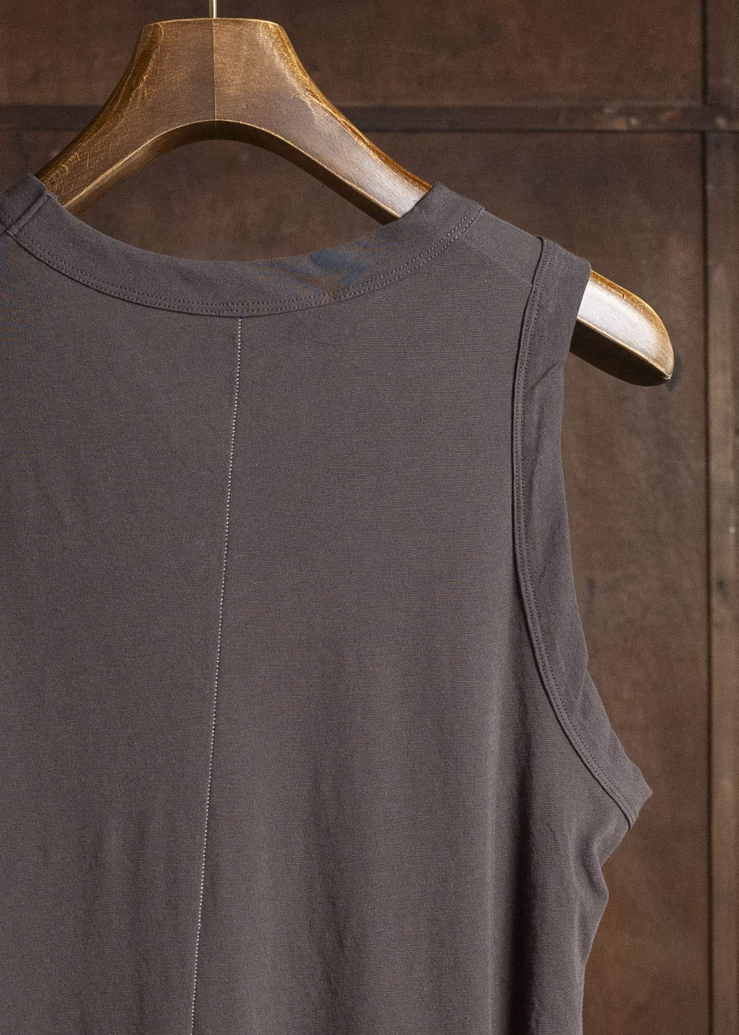 KLASICA SUD BACK SEEM REGULAR FIT TANK TOP BROWN