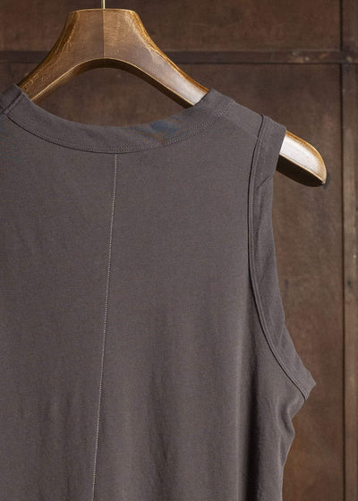 KLASICA SUD BACK SEEM REGULAR FIT TANK TOP BROWN