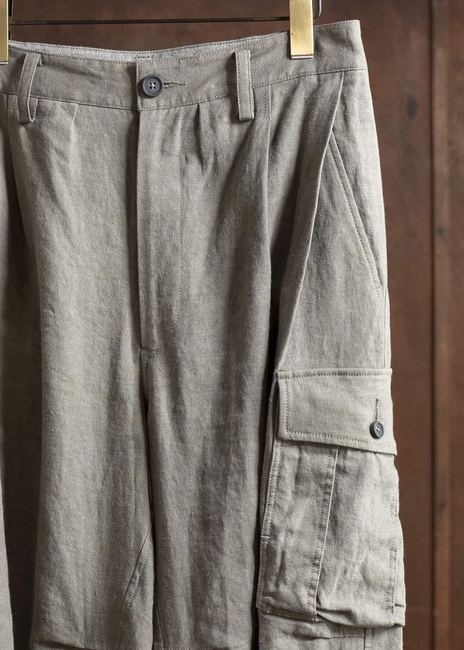 ZIGGY CHEN 0M2510514 Cargo Trousers LIGHT GREY