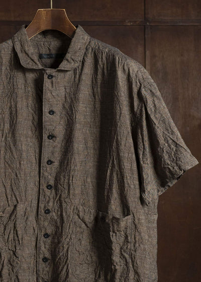 KLASICA SH-052-LC BACK FLAP H/S SHIRTS WITH BIG POCKETS SAFRON