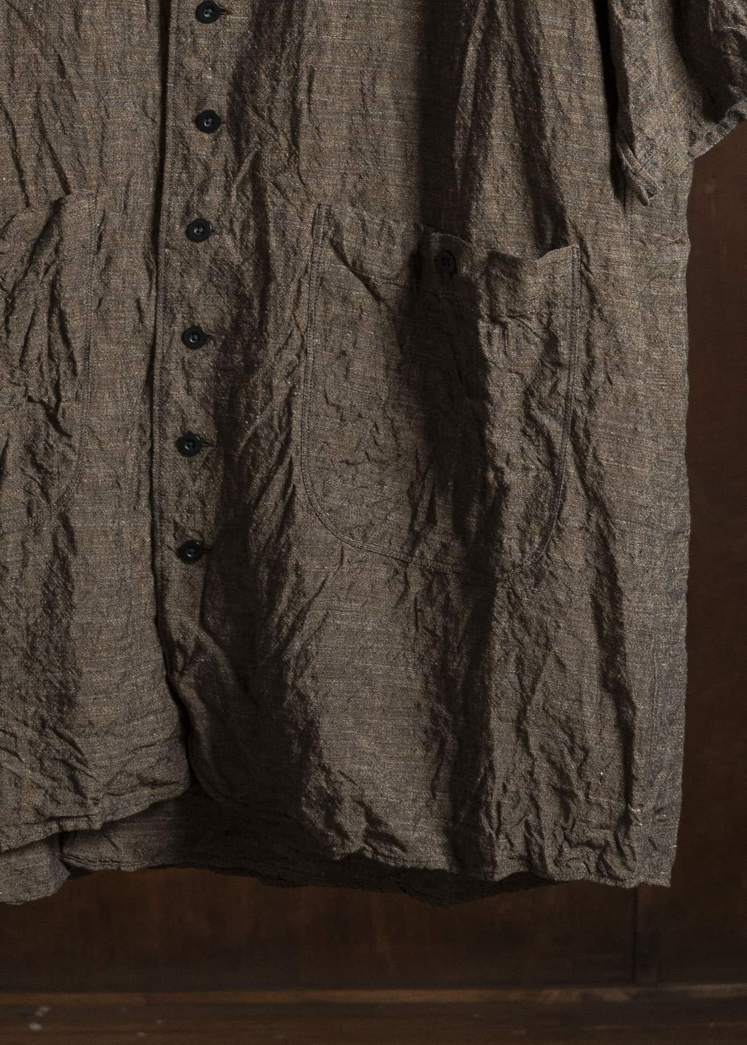 KLASICA SH-052-LC BACK FLAP H/S SHIRTS WITH BIG POCKETS SAFRON