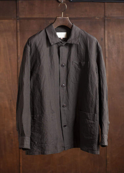 YOKO SAKAMOTO Work ShirtYS-25SS-54-KAKISHIBU