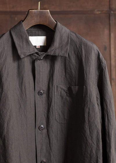 YOKO SAKAMOTO Work ShirtYS-25SS-54-KAKISHIBU