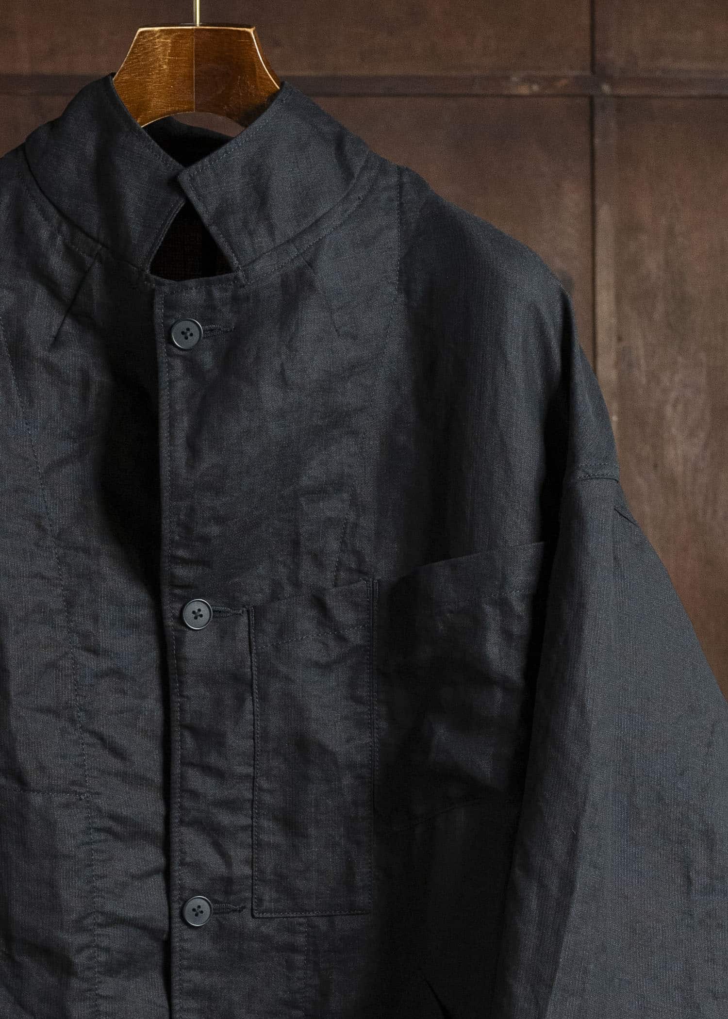 KLASICA TRICOT WIDE BODY COAT ALL BLACK