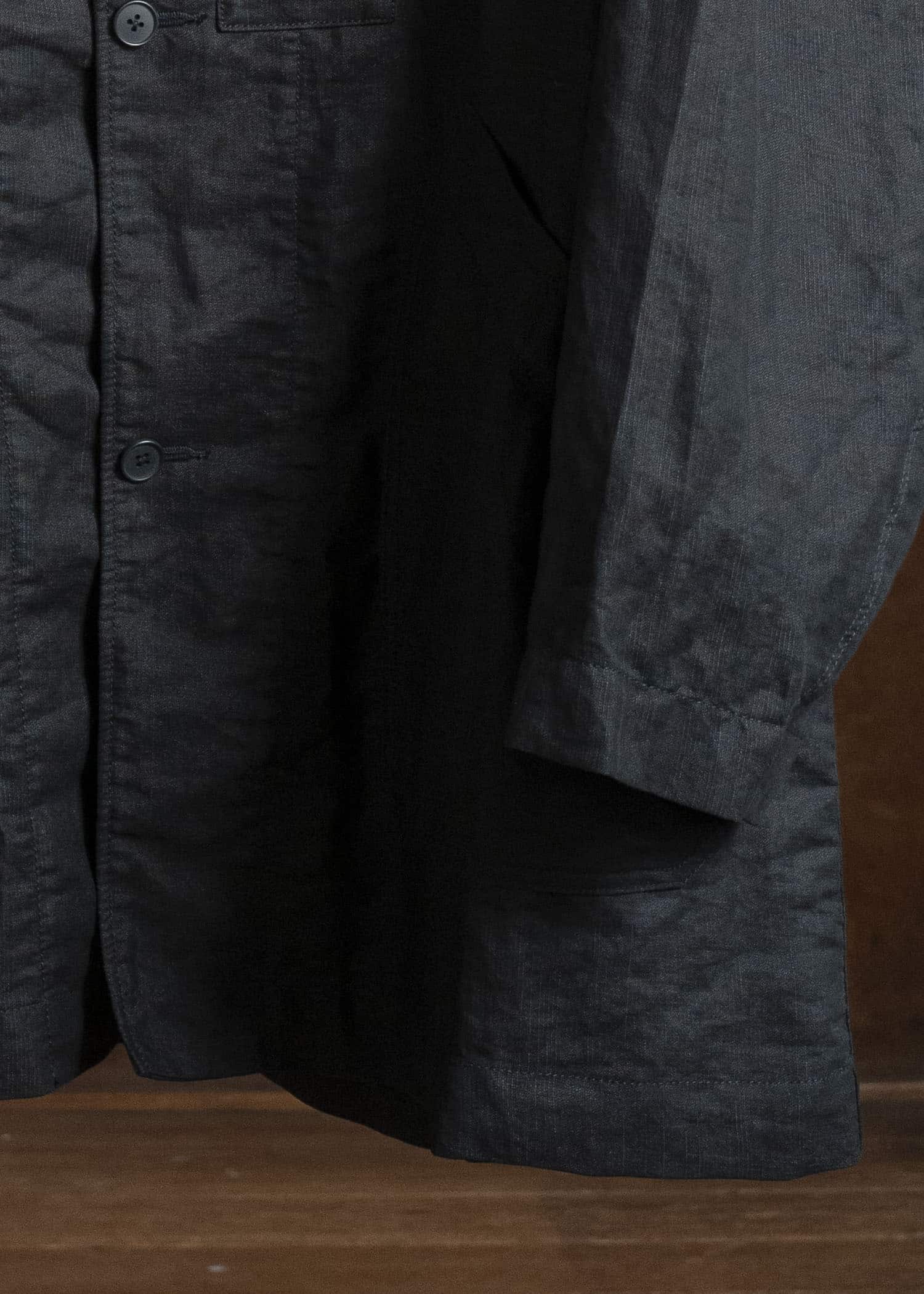 KLASICA TRICOT WIDE BODY COAT ALL BLACK