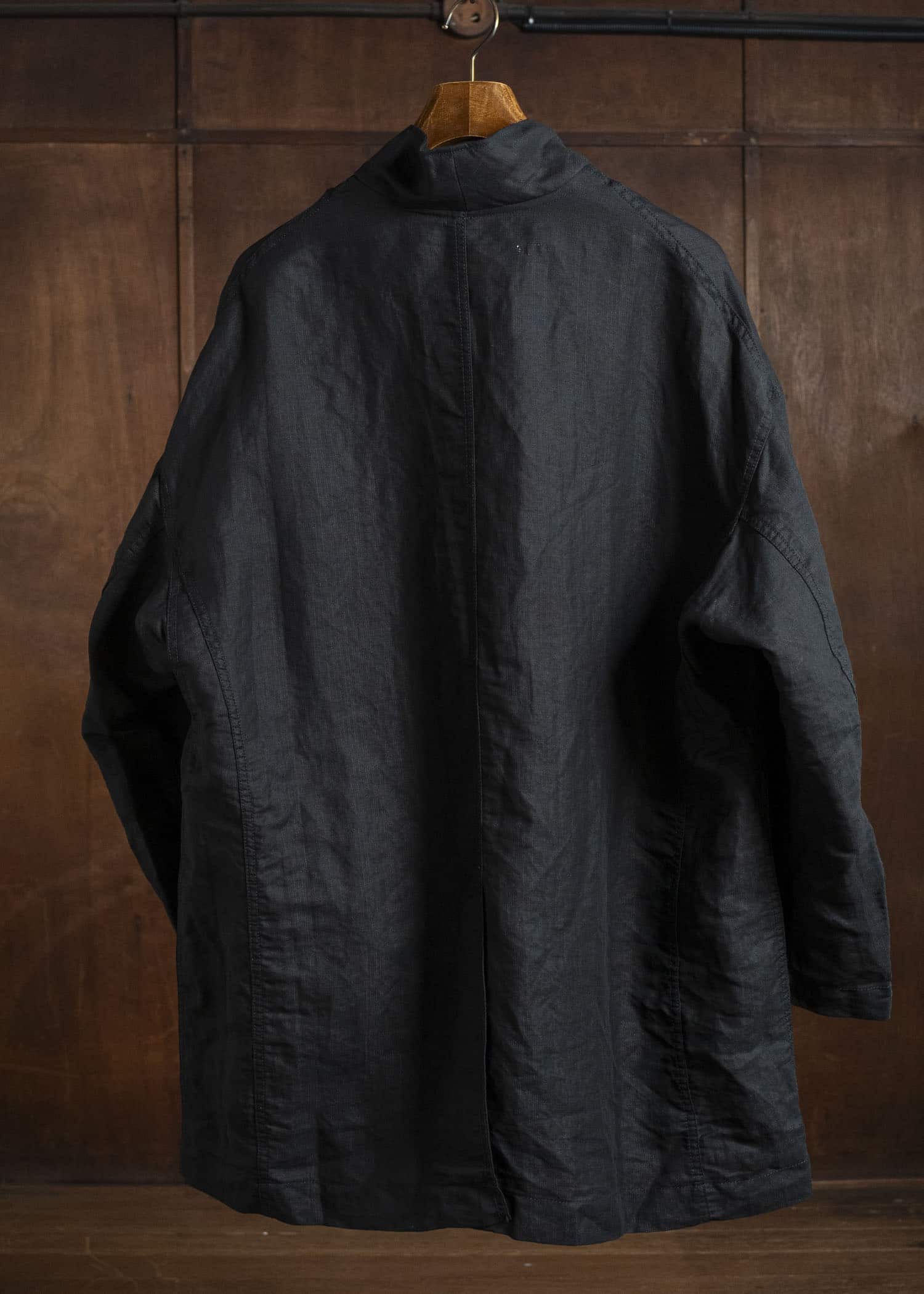 KLASICA TRICOT WIDE BODY COAT ALL BLACK
