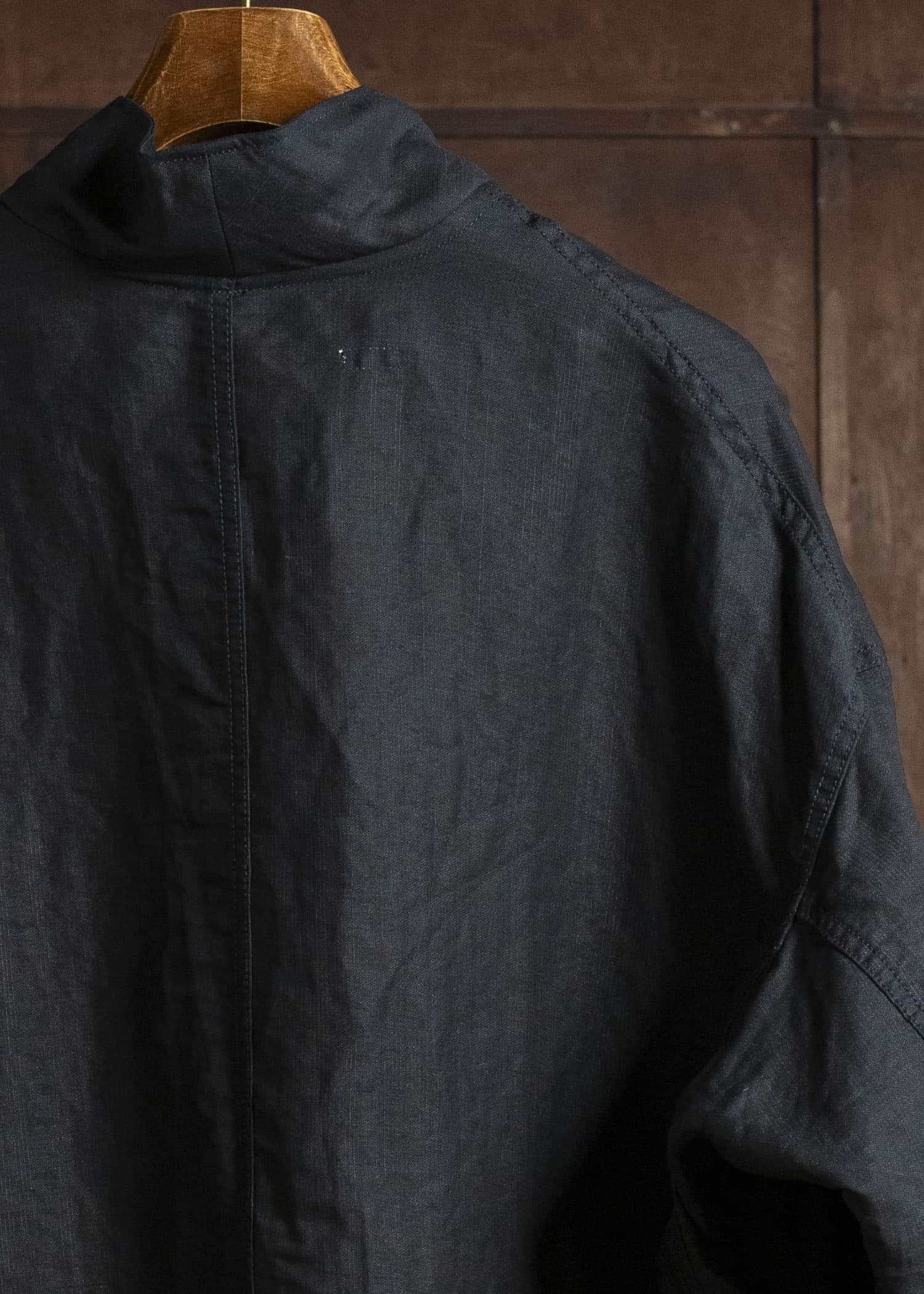 KLASICA TRICOT WIDE BODY COAT ALL BLACK