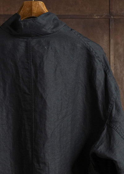 KLASICA TRICOT WIDE BODY COAT ALL BLACK