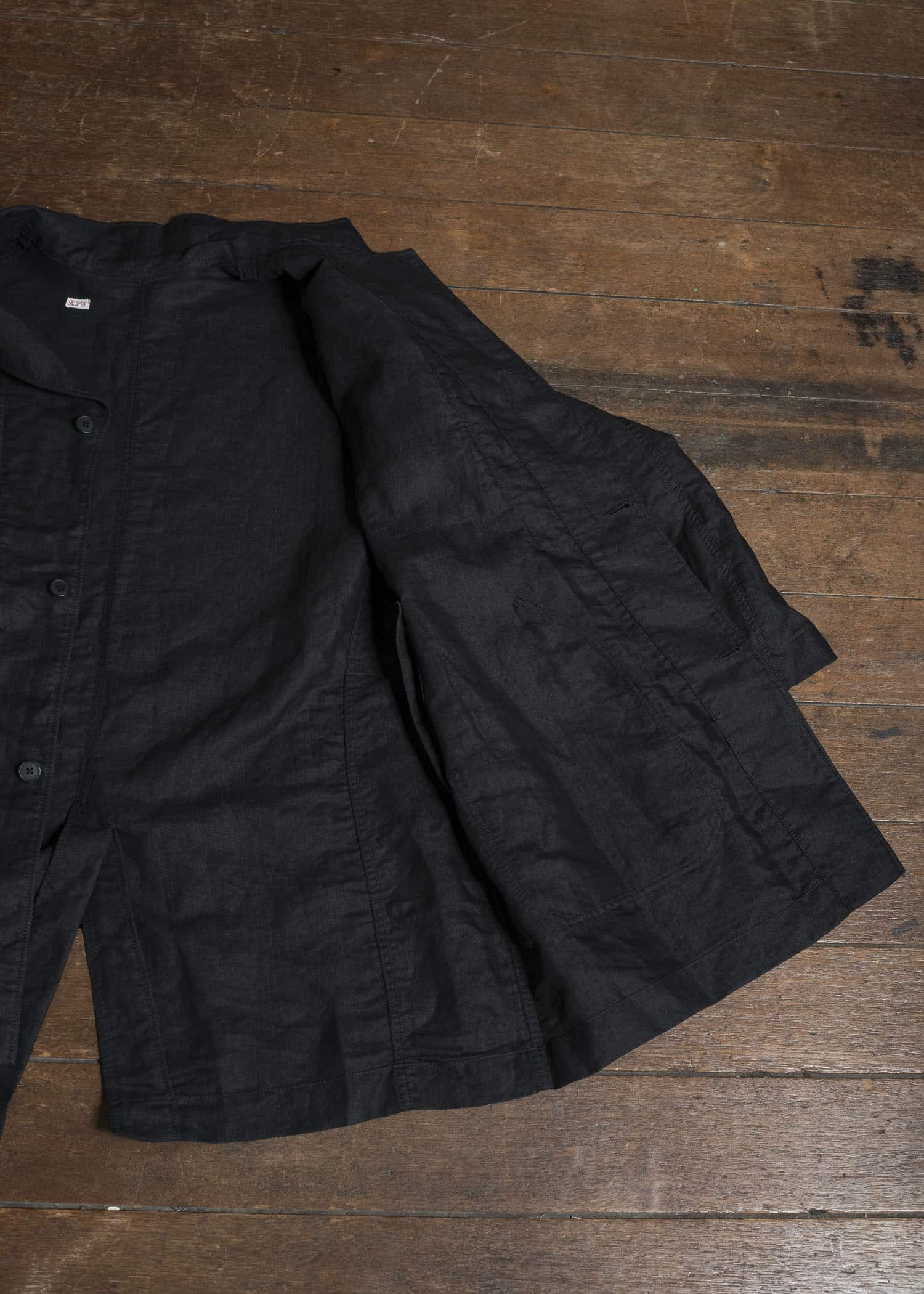 KLASICA TRICOT WIDE BODY COAT ALL BLACK