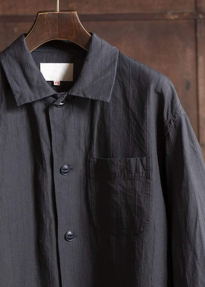 YOKO SAKAMOTO Work ShirtYS-25SS-54-SUMI INK