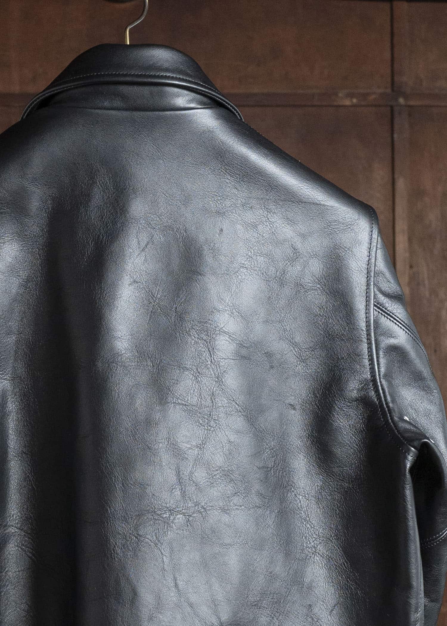 Taiga Takahashi Lot.802-Black(Horse Leather) Cossack Leather Jacket Black(Horse Leather)