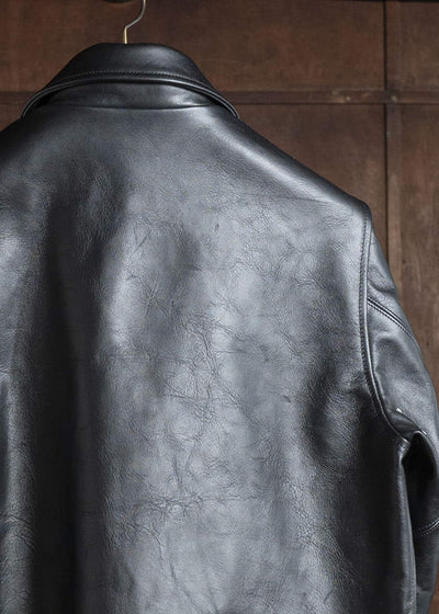 Taiga Takahashi Lot.802-Black(Horse Leather) Cossack Leather Jacket Black(Horse Leather)