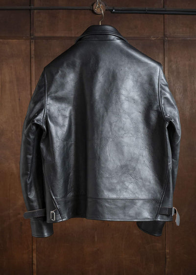Taiga Takahashi Lot.802-Black(Horse Leather) Cossack Leather Jacket Black(Horse Leather)