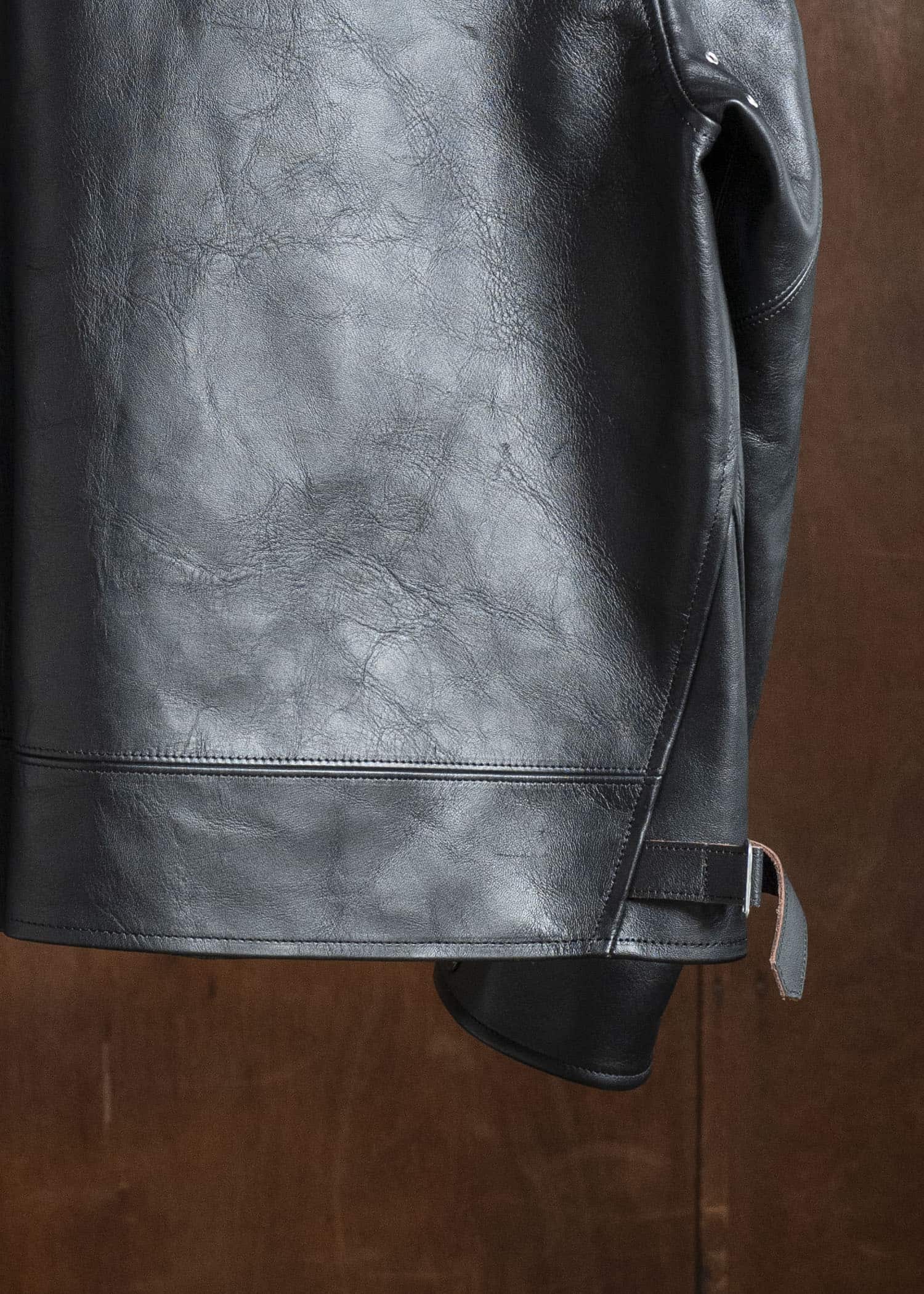 Taiga Takahashi Lot.802-Black(Horse Leather) Cossack Leather Jacket Black(Horse Leather)