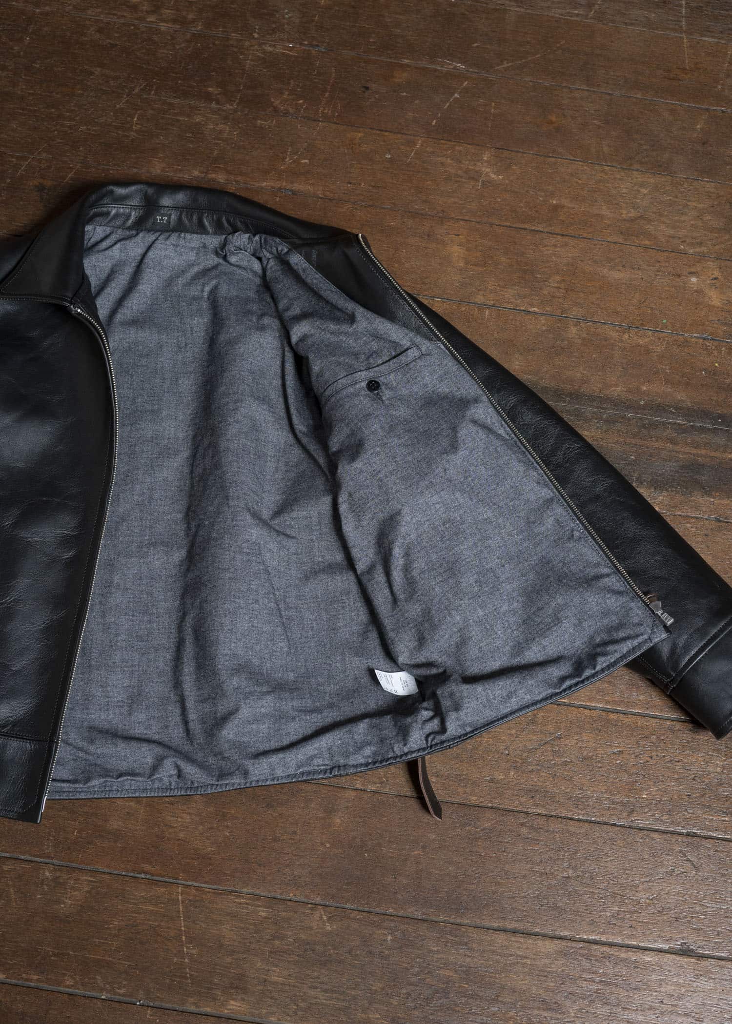 Taiga Takahashi Lot.802-Black(Horse Leather) Cossack Leather Jacket Black(Horse Leather)