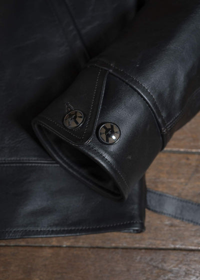 Taiga Takahashi Lot.802-Black(Horse Leather) Cossack Leather Jacket Black(Horse Leather)