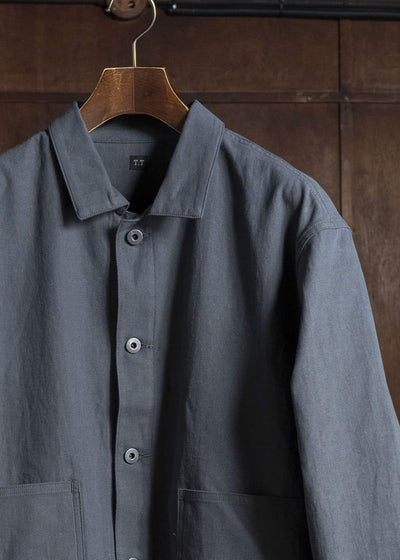 Taiga Takahashi Lot.303-Charcoal Coverall Jacket Charcoal