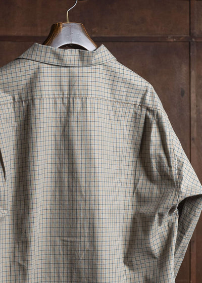 Gorsch 13-2ND-SH04-VIN Vintage Cotton Wide Silhoutte Open Collar Shirt Multipull