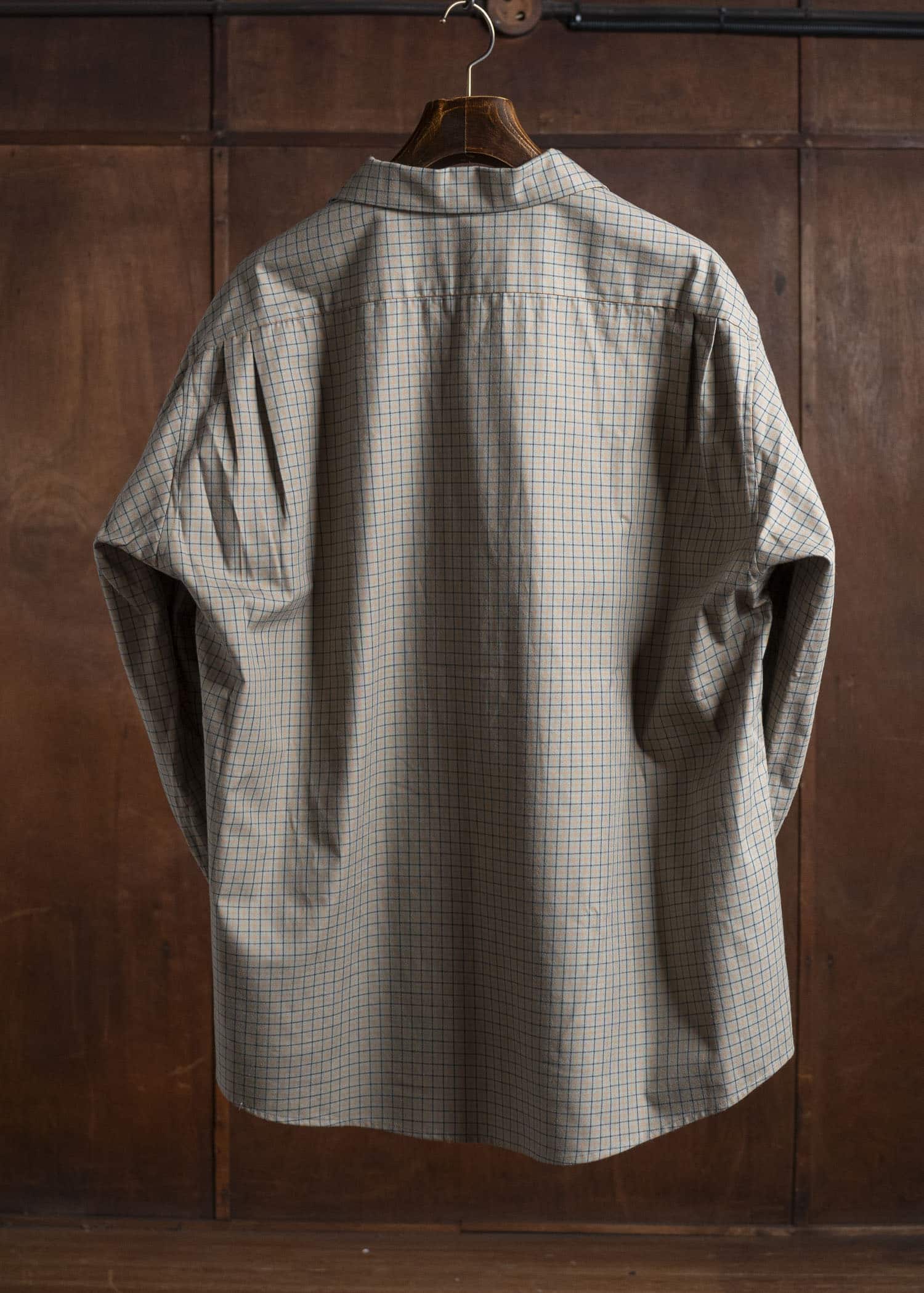 Gorsch 13-2ND-SH04-VIN Vintage Cotton Wide Silhoutte Open Collar Shirt Multipull