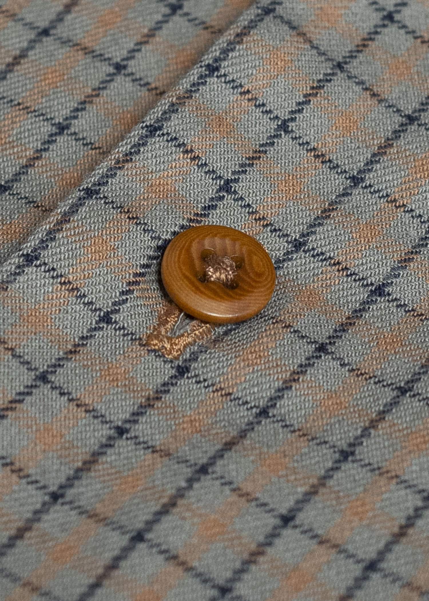 Gorsch 13-2ND-SH04-VIN Vintage Cotton Wide Silhoutte Open Collar Shirt Multipull