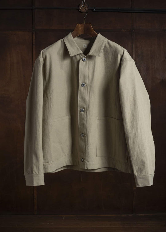 Taiga Takahashi Lot.303-Beige Coverall Jacket Beige