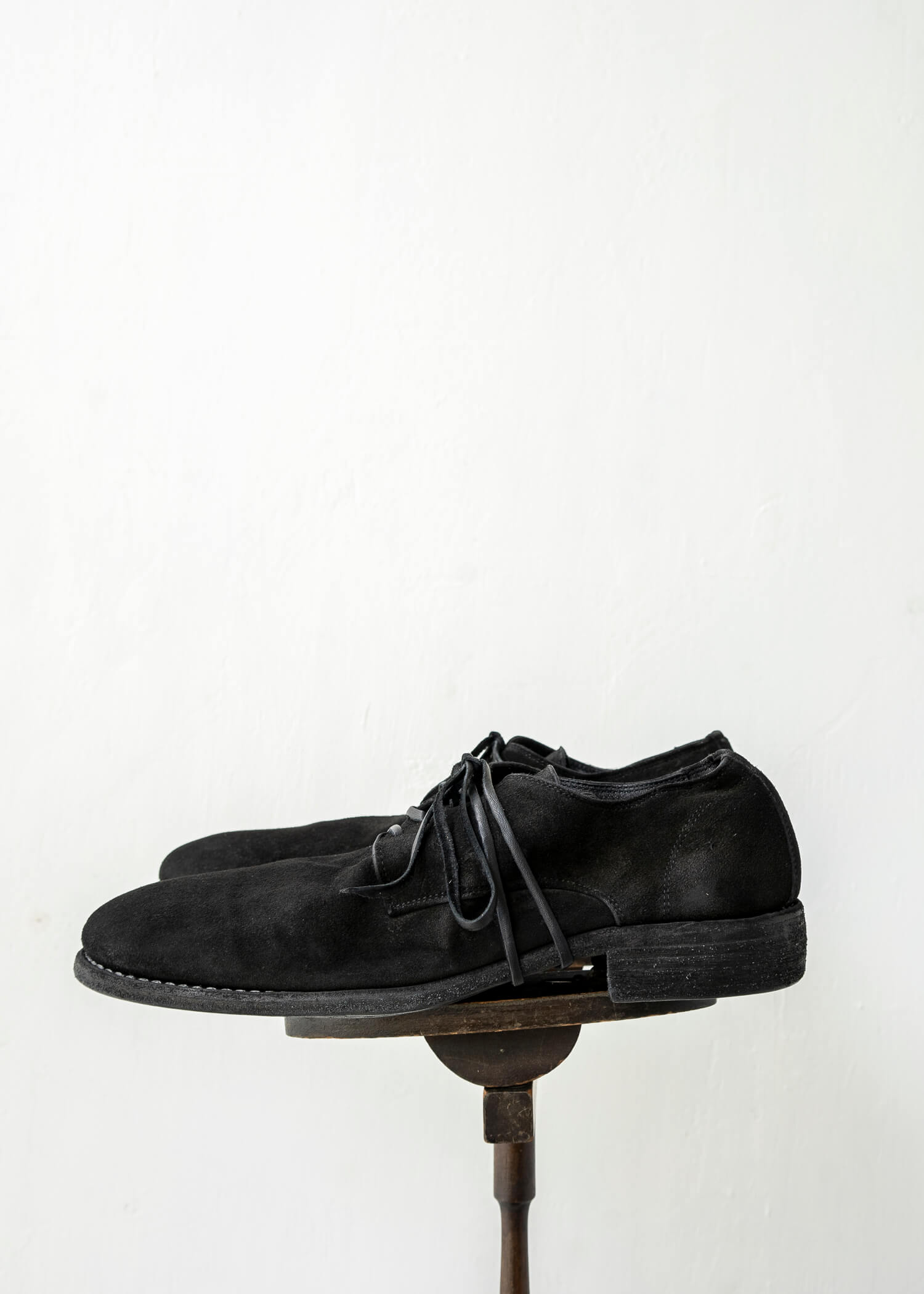 GUIDI "992X" CLASSIC DERBY / SOLE LEATHER / HORSE REVERSE / BLKT