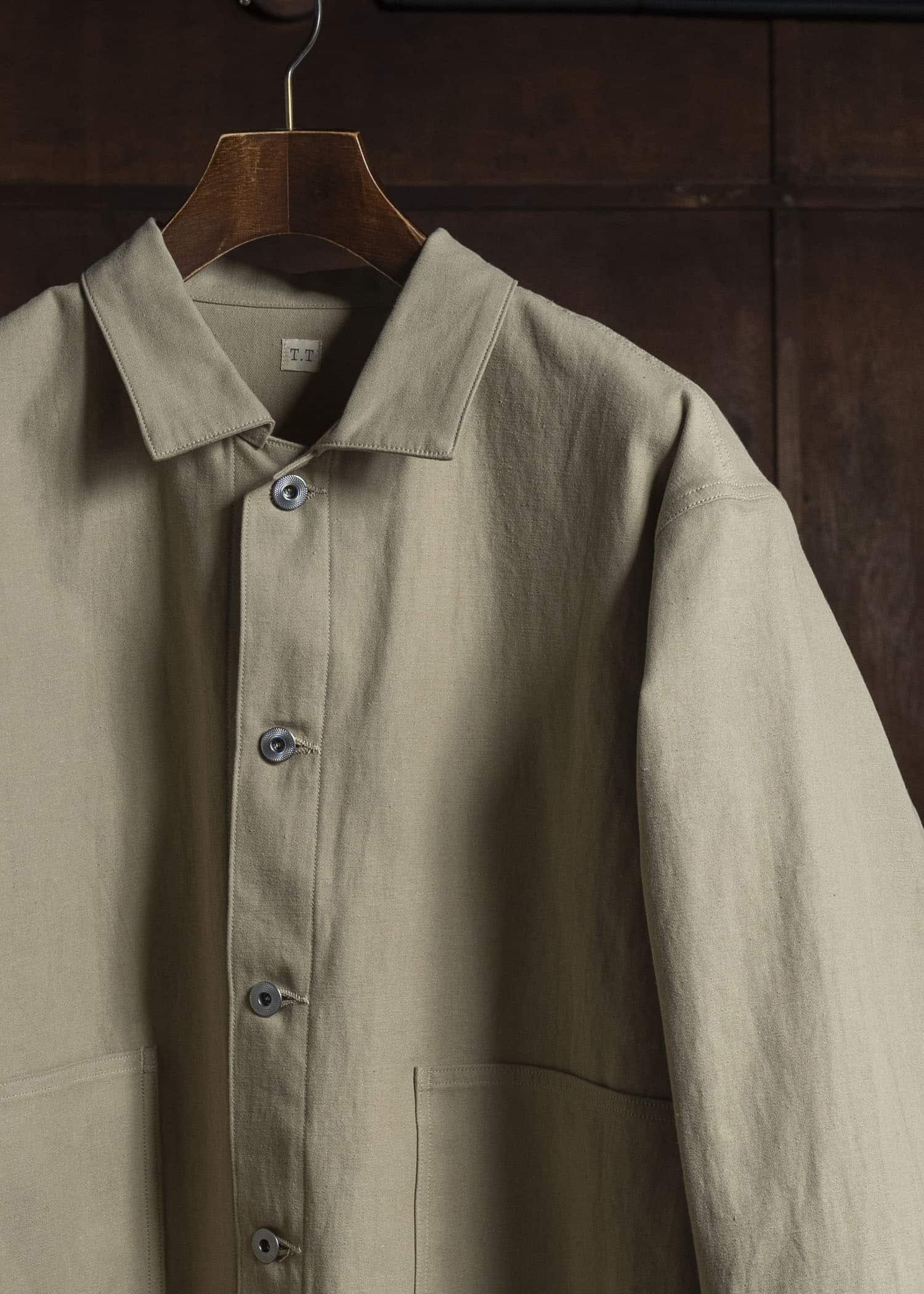 Taiga Takahashi Lot.303-Beige Coverall Jacket Beige