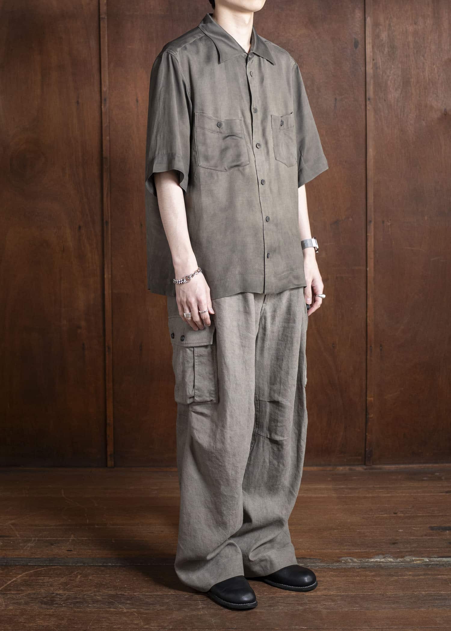 ZIGGY CHEN 0M2510514 Cargo Trousers LIGHT GREY