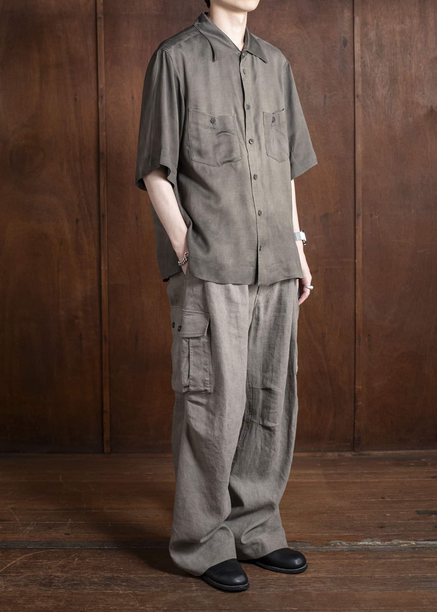 ZIGGY CHEN 0M2510514 Cargo Trousers LIGHT GREY