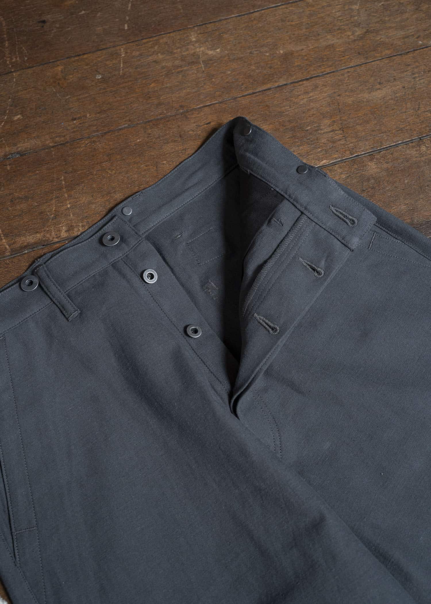 Taiga Takahashi Lot.204-Charcoal Engineer Trousers Charcoal