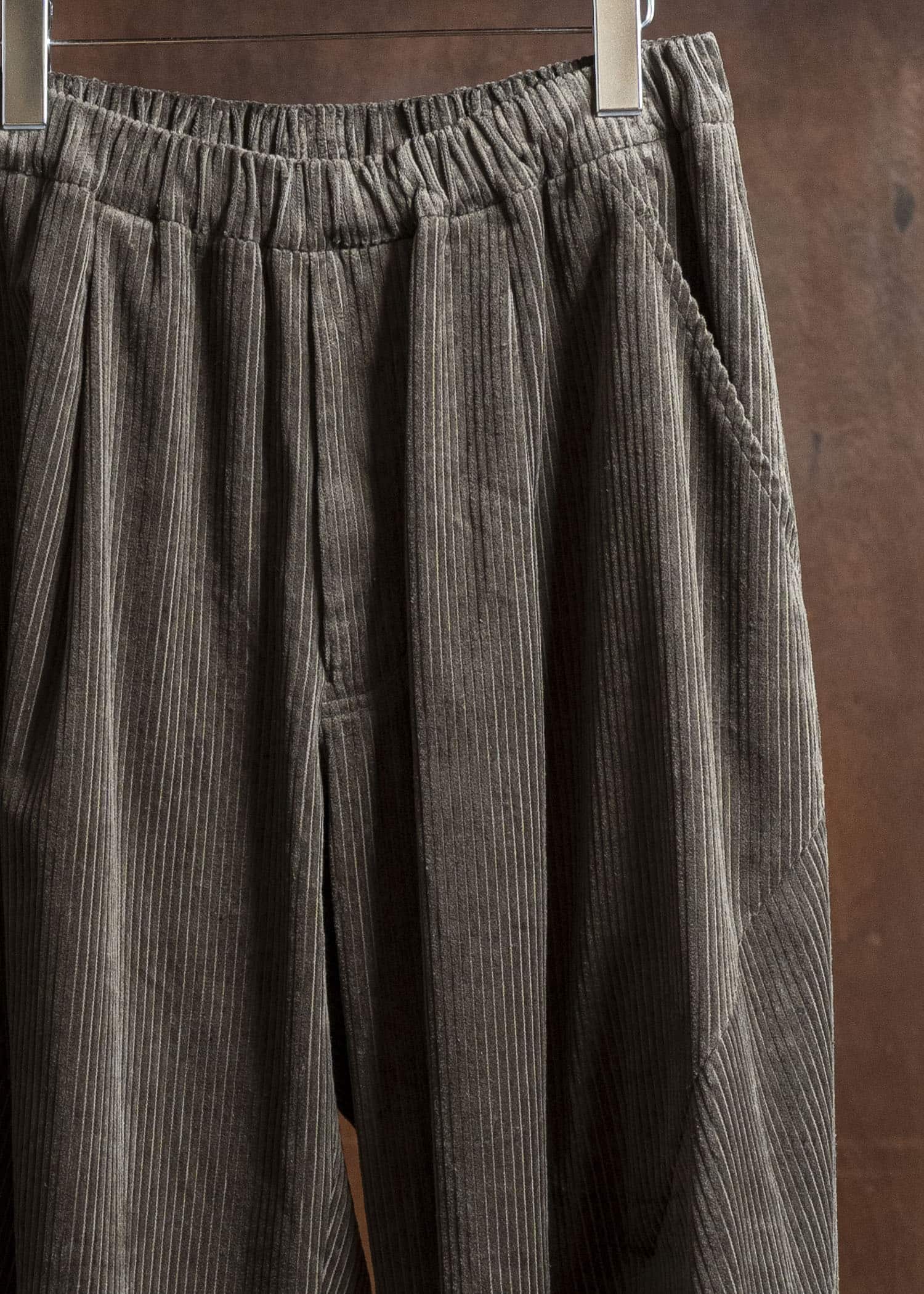 Jurgen Lehl ヘンプコットンコーデュロイパンツ JO554FPM902 #95:トープ