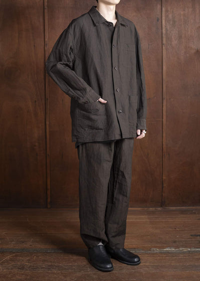 YOKO SAKAMOTO Work ShirtYS-25SS-54-KAKISHIBU