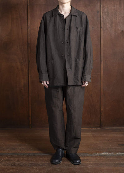 YOKO SAKAMOTO Work ShirtYS-25SS-54-KAKISHIBU