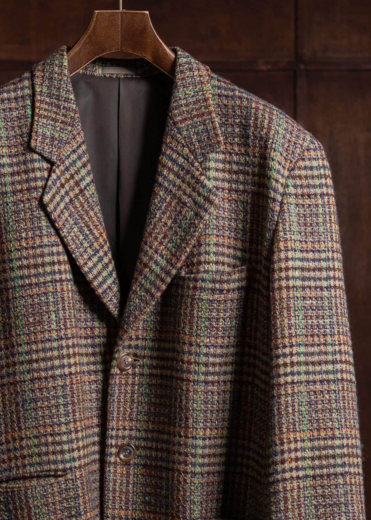 ISSEY MIYAKE Tweed Check Jacket