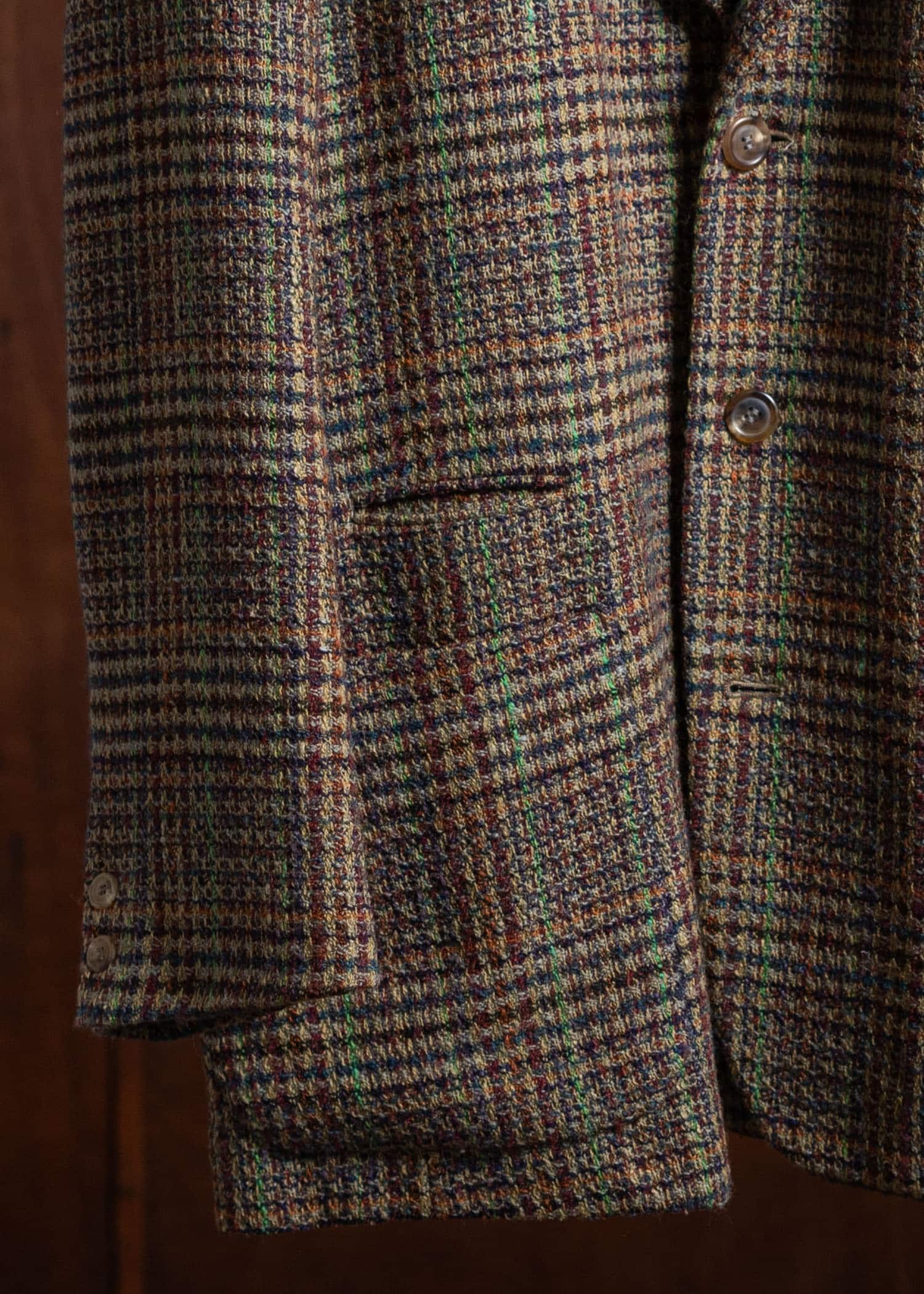 ISSEY MIYAKE Tweed Check Jacket