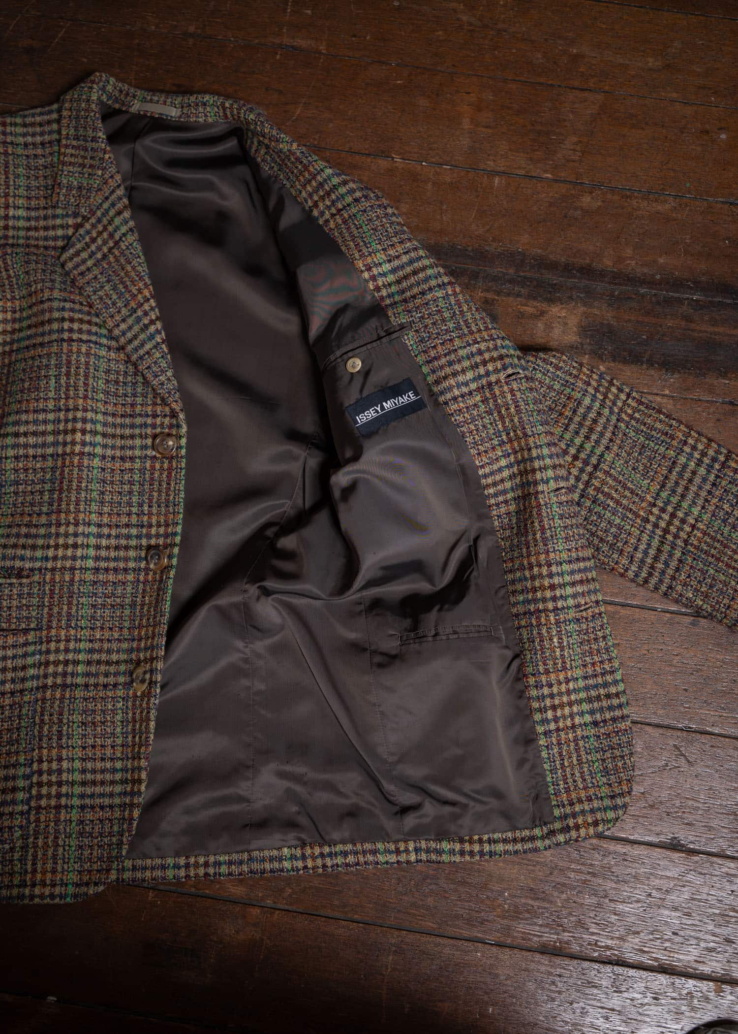 ISSEY MIYAKE Tweed Check Jacket