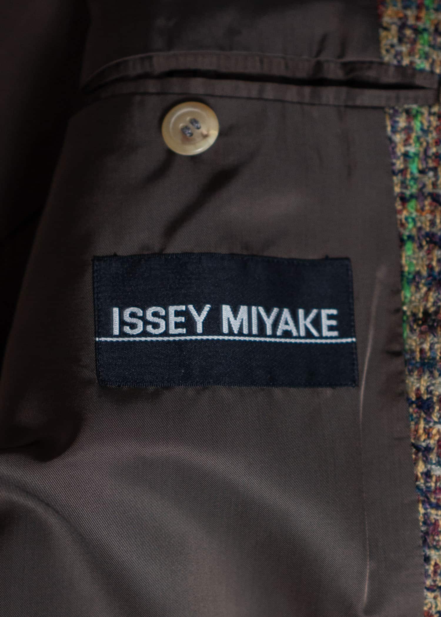 ISSEY MIYAKE Tweed Check Jacket