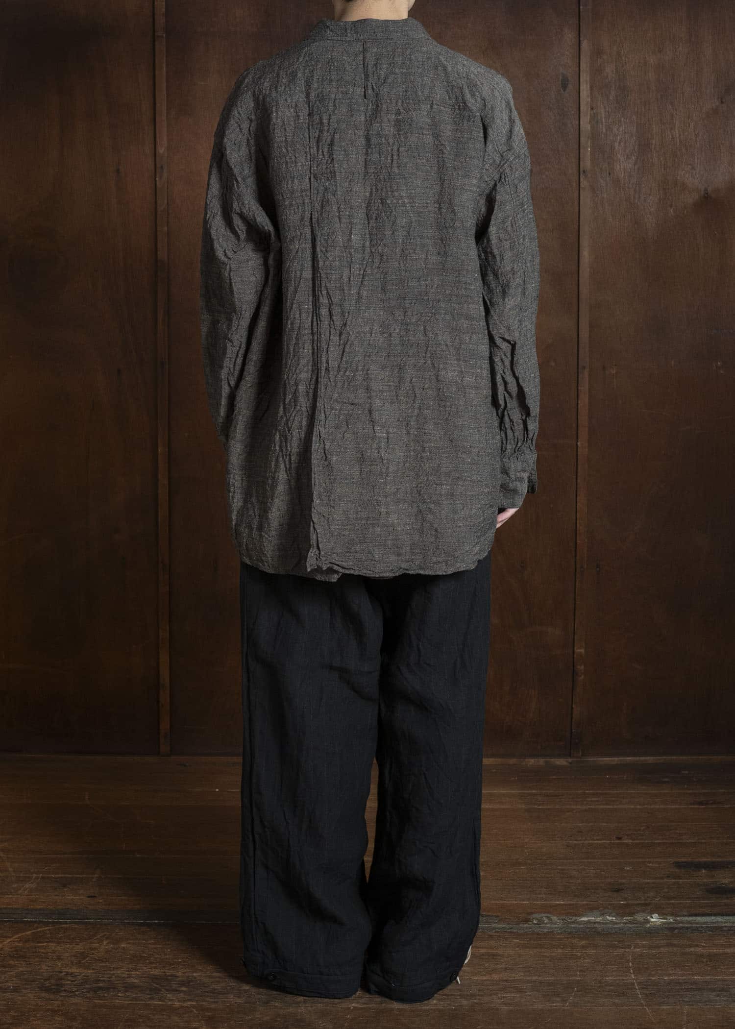 KLASICA SH051-lc BACK FLAP SHIRTS WITH BIG POCKETS BROWN