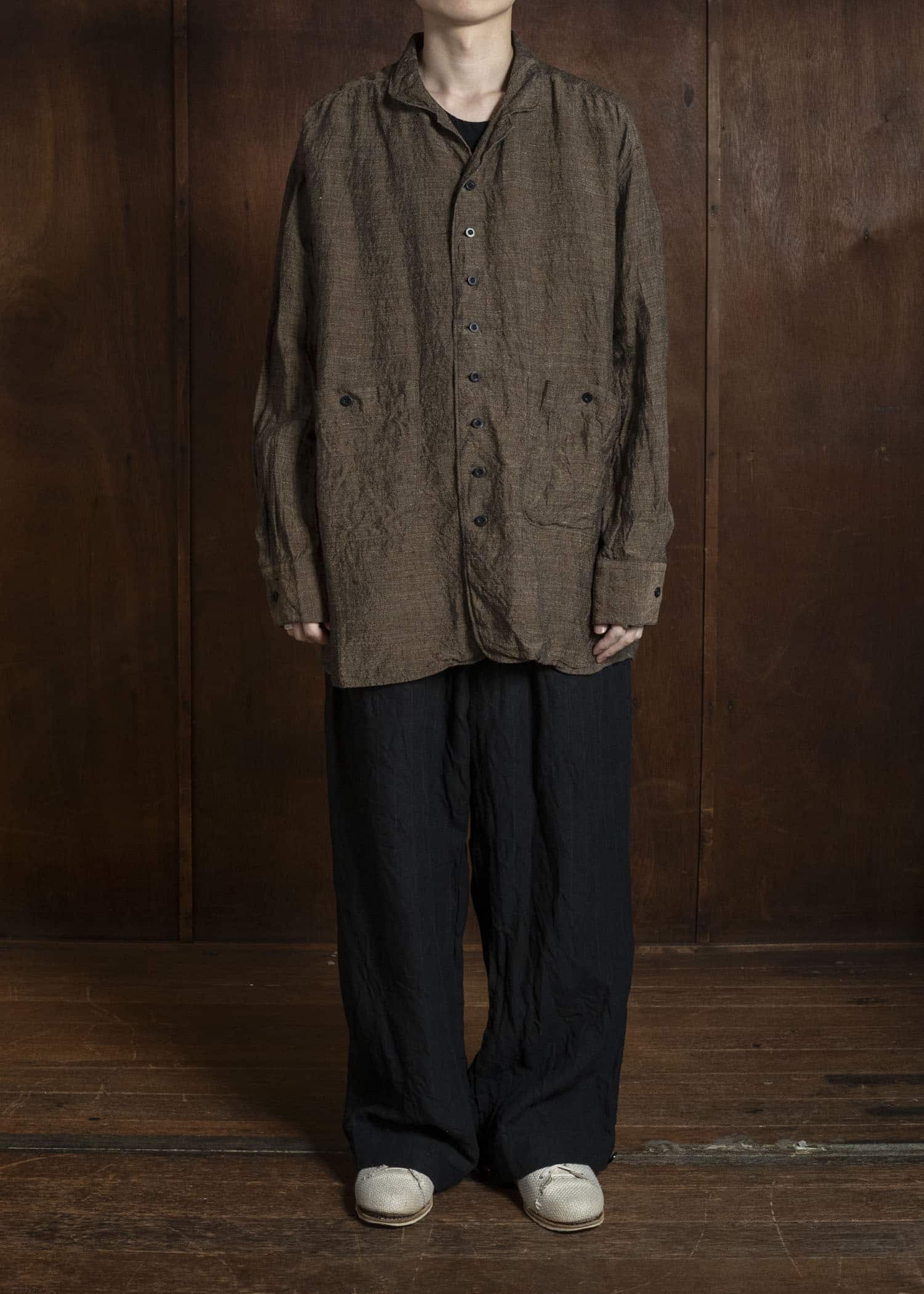 KLASICA SH051-lc BACK FLAP SHIRTS WITH BIG POCKETS SAFRON