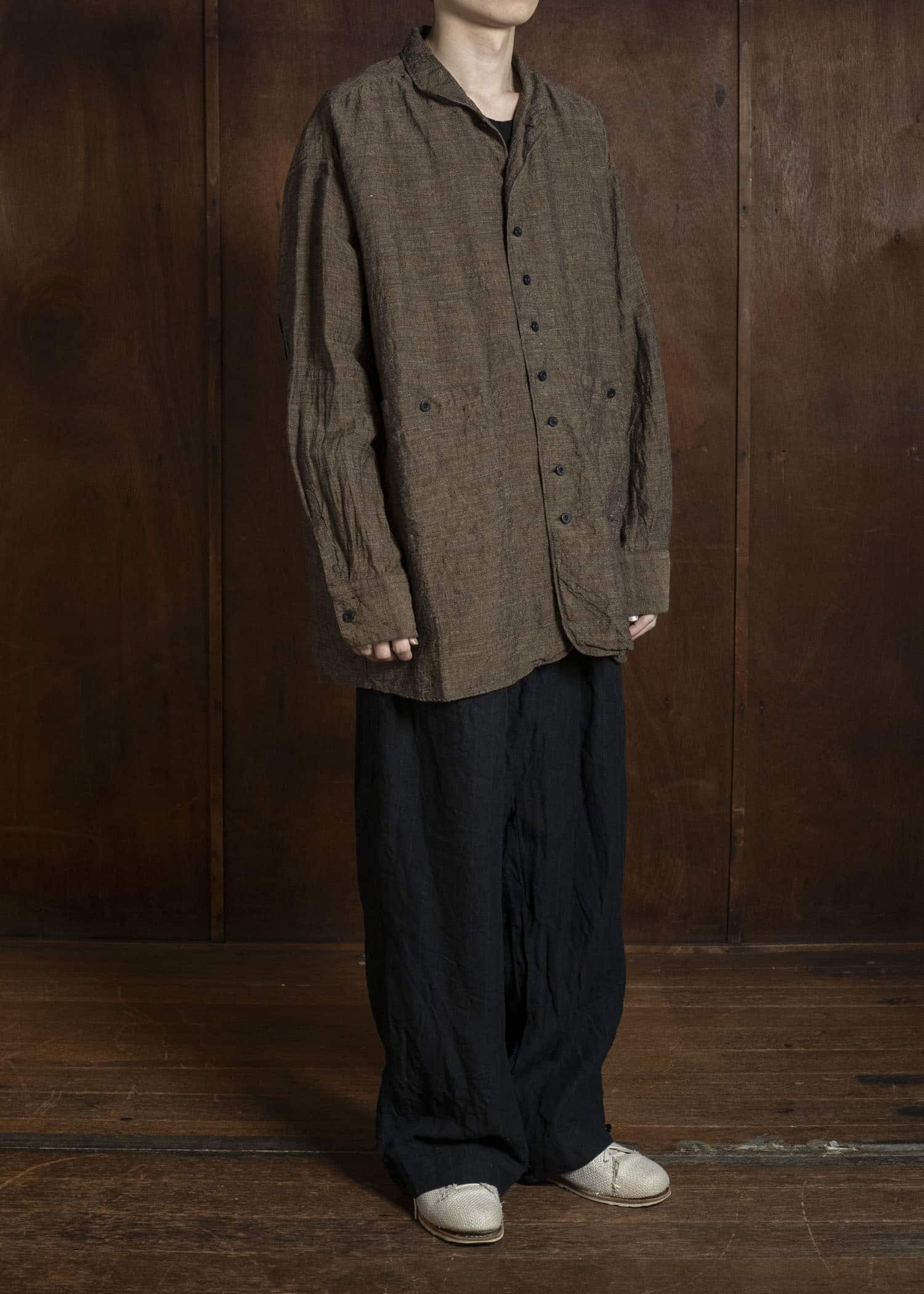 KLASICA SH051-lc BACK FLAP SHIRTS WITH BIG POCKETS SAFRON