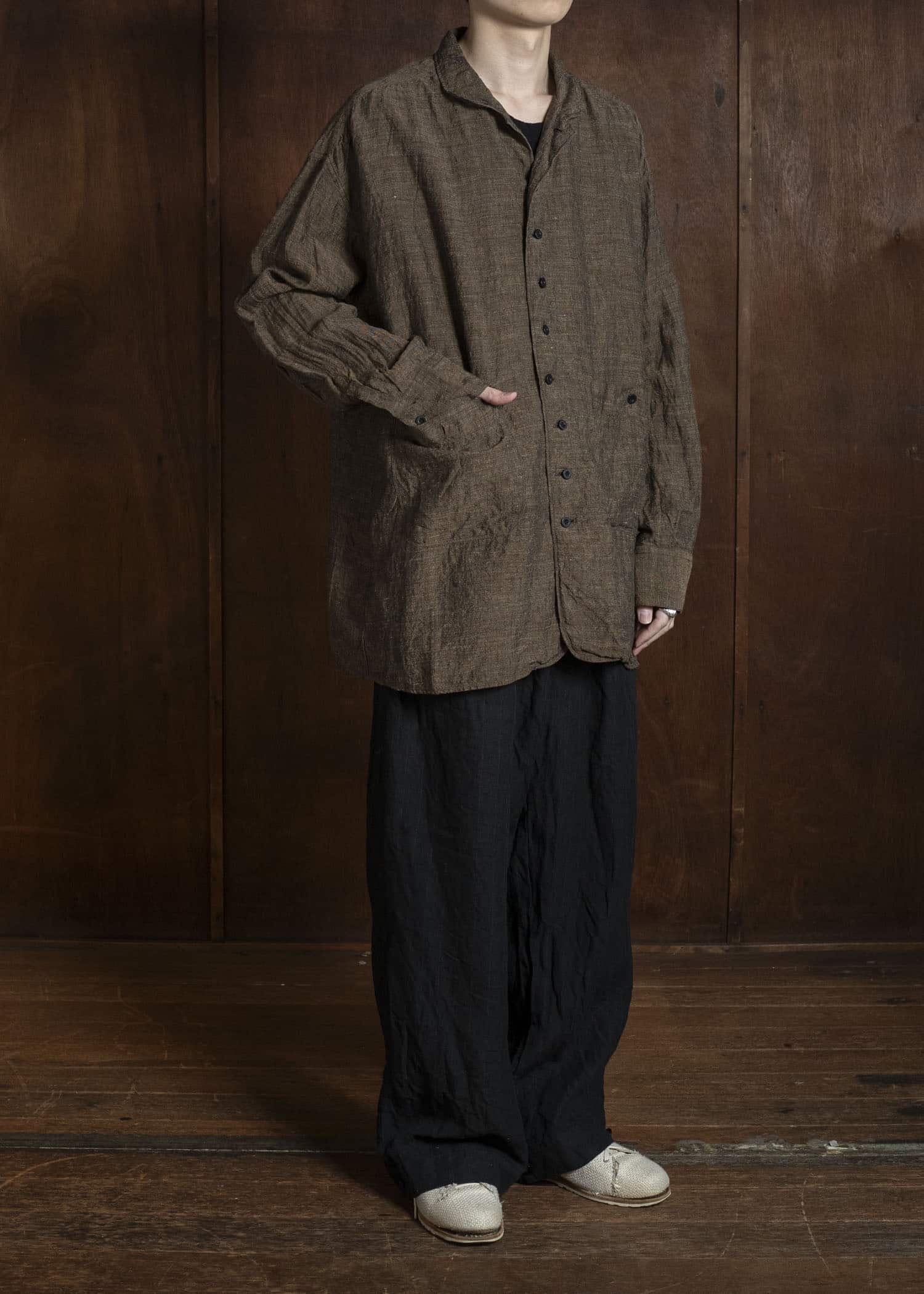 KLASICA SH051-lc BACK FLAP SHIRTS WITH BIG POCKETS SAFRON