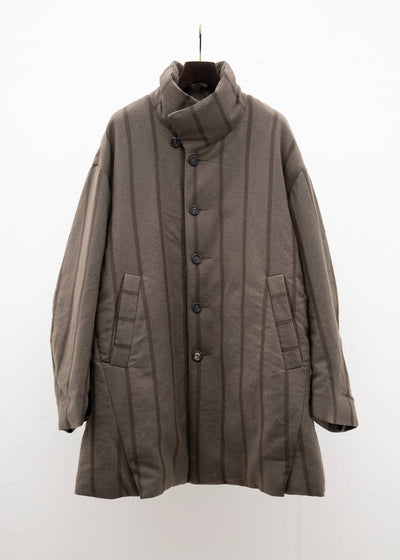 ZIGGY CHEN ELONGATED HIGH NECK DUVET JACKET