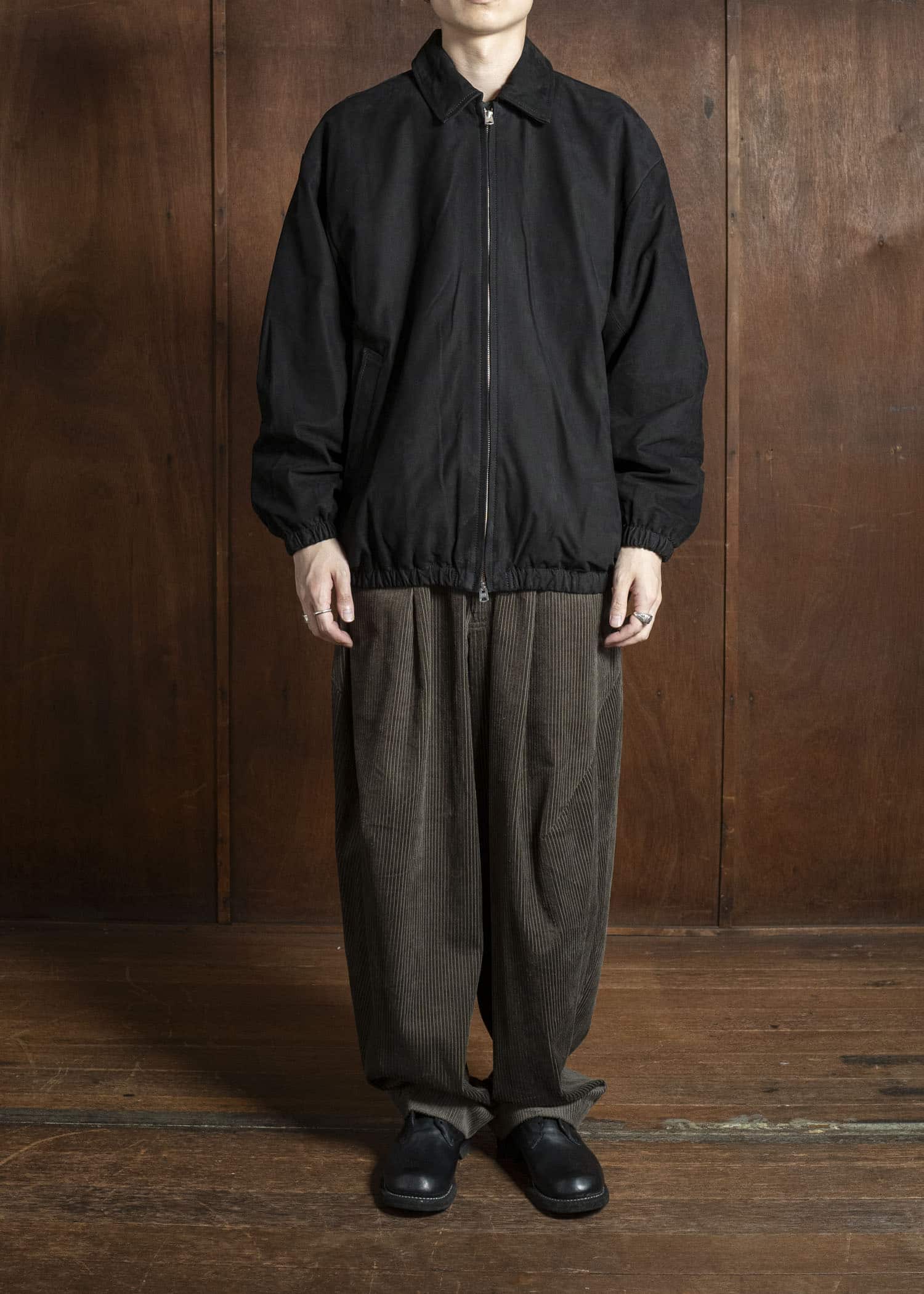 YOKO SAKAMOTO Zip Blouson YS-25AW-07 BLACK-NU