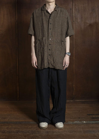 KLASICA SH-052-LC BACK FLAP H/S SHIRTS WITH BIG POCKETS SAFRON