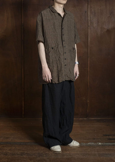 KLASICA SH-052-LC BACK FLAP H/S SHIRTS WITH BIG POCKETS SAFRON