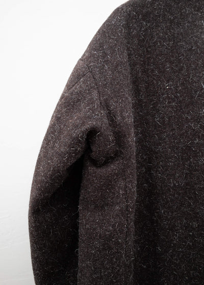 ZIGGY CHEN ELONGATED HIGH NECK DUVET JACKET