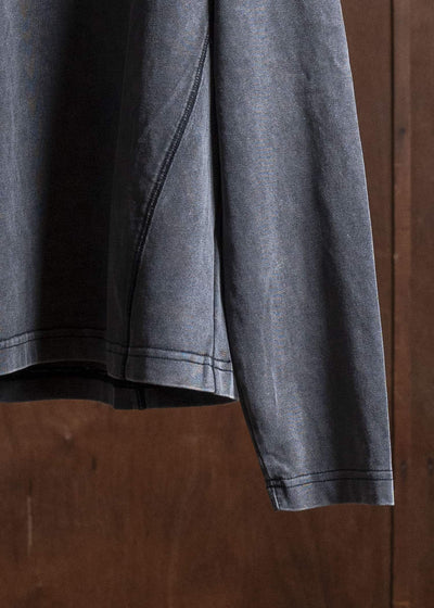 Professor.E FADED HENLEY DARK GRAY 25FW-PE-TTL-02